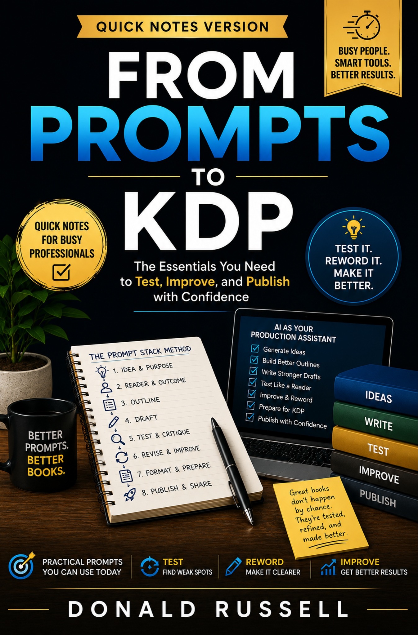 From Prompts to KDP Quick Notes Version by Donald Russell book cover